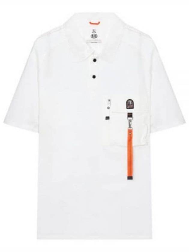 Men's Rescue Zwart Polo Shirt White - PARAJUMPERS - BALAAN 2