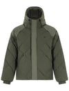 Cordura Nylon Mix Hooded Down Puffer Padding Khaki - OFFGRID - BALAAN 4