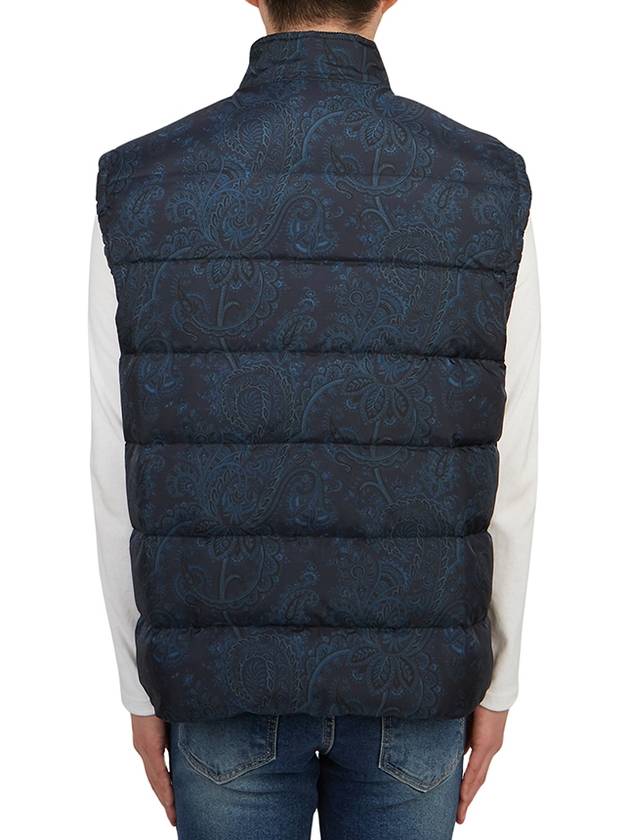 Paisley Padding Vest Navy - ETRO - BALAAN 6