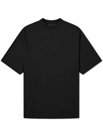 Crew Neck Short-Sleeve T-Shirt Get Black - FEAR OF GOD ESSENTIALS - BALAAN 1