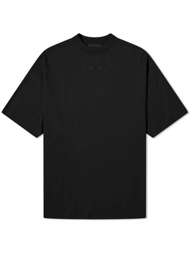 Crew Neck Short-Sleeve T-Shirt Get Black - FEAR OF GOD ESSENTIALS - BALAAN 1