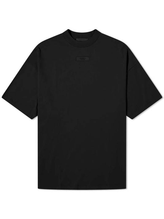 Crew Neck Short-Sleeve T-Shirt Get Black - FEAR OF GOD ESSENTIALS - BALAAN 1