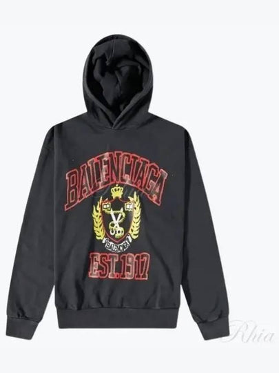 DIY College Medium Fit Hoodie Black - BALENCIAGA - BALAAN 2