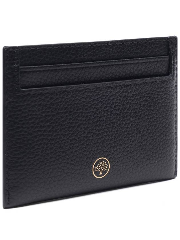 Continental Classic Small Grain Leather Card Wallet Black - MULBERRY - BALAAN 4