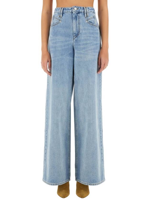 Denim Straight Pants PA0052FA B1H06I30IB BLUE - ISABEL MARANT - BALAAN 2