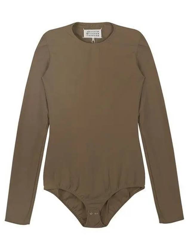 Margiela 23SS S51NA0056 S20518 805 Technical Jersey Bodysuit Taupe　 996943 - MAISON KITSUNE - BALAAN 1