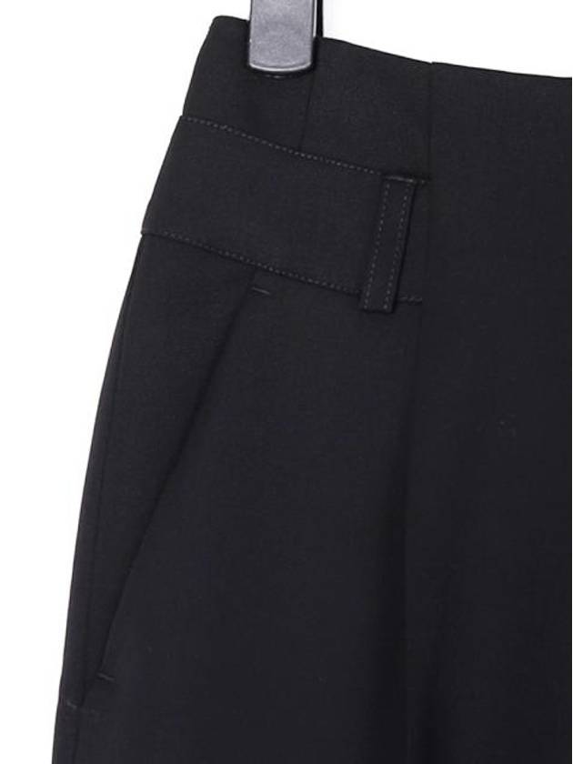 Celtico Wool Mohair Straight Pants Black - MAX MARA - BALAAN 3