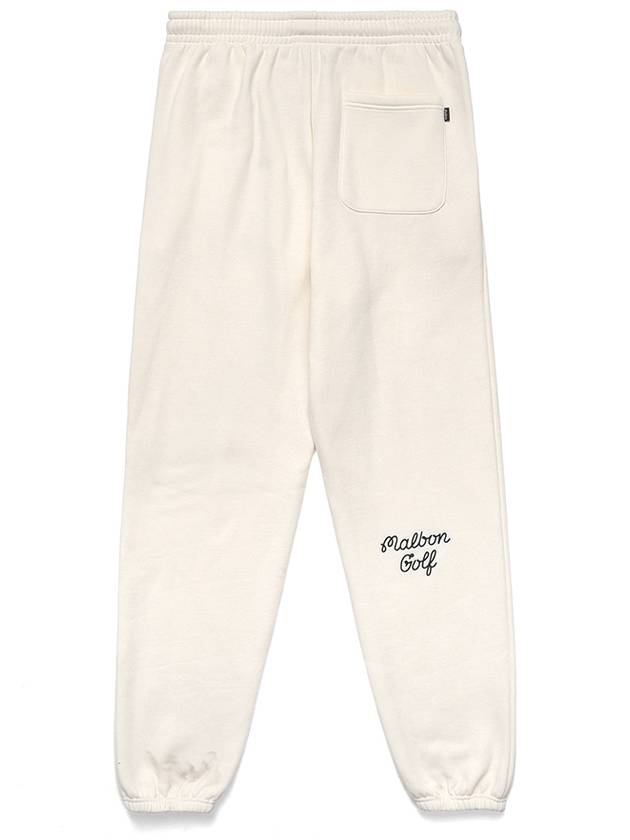 Wiz Collection Wizard Sweatpants CREAM - MALBON GOLF - BALAAN 2