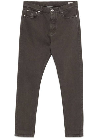 Brunello Cucinelli Jeans Brown - BRUNELLO CUCINELLI - BALAAN 1