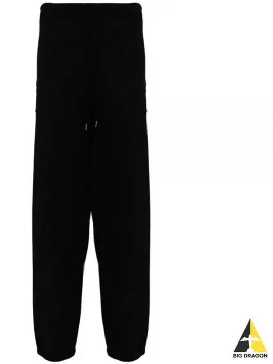 24 J12PT524 BLACK logo patch sweat pants - MIHARA YASUHIRO - BALAAN 1