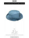 393C906B5811 C581 Parley for the Ocean Oblique Reversible Bucket Hat Blue TTA - DIOR - BALAAN 2
