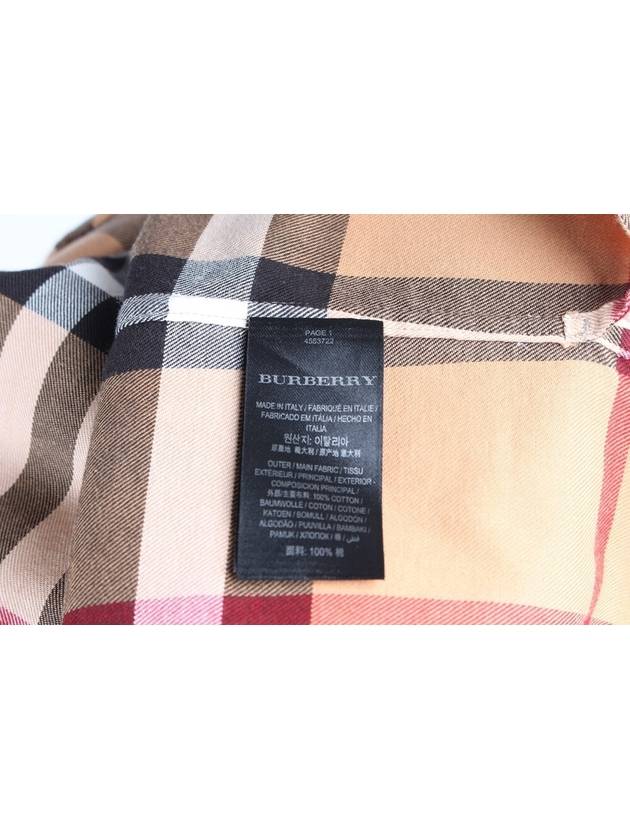 Nova Check Shirt M - BURBERRY - BALAAN 6