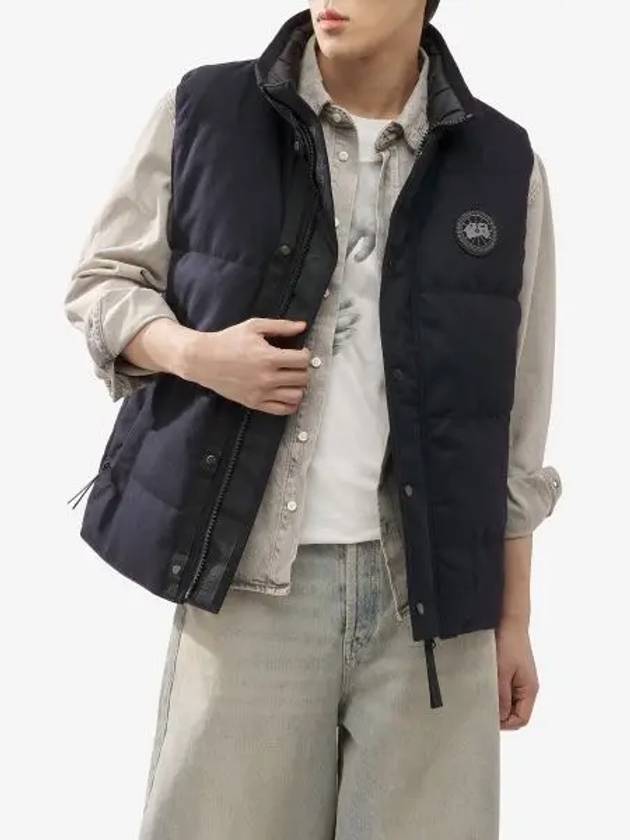 Gar on padded vest black 4151M11161 - CANADA GOOSE - BALAAN 1