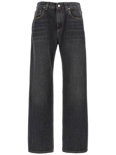 High Rise Wide Jeans MA095P5808C8999 - BRUNELLO CUCINELLI - BALAAN 2