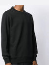 Lens Wappen Neck Logo Sweatshirt Black - CP COMPANY - BALAAN.