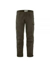 Men's Kaipak Trousers Regular Dark Olive - FJALL RAVEN - BALAAN 2