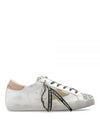 Platinum Glitter Toe Leather Low Top Sneakers White - GOLDEN GOOSE - BALAAN 2