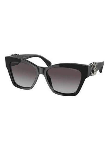 Eyewear Logo Square Sunglasses Black - CHANEL - BALAAN 1