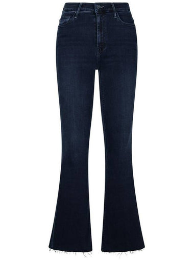 Mother 'Weekender' Dark Blue Cotton Blend Jeans - MOTHER - BALAAN 1