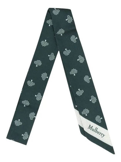 Small Skinny Scarf Green - MULBERRY - BALAAN 2