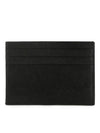 Saffiano Leather Card Wallet Black - PRADA - BALAAN 3