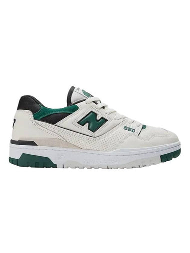 550 Logo Low Top Sneakers Ivory Green - NEW BALANCE - BALAAN 1