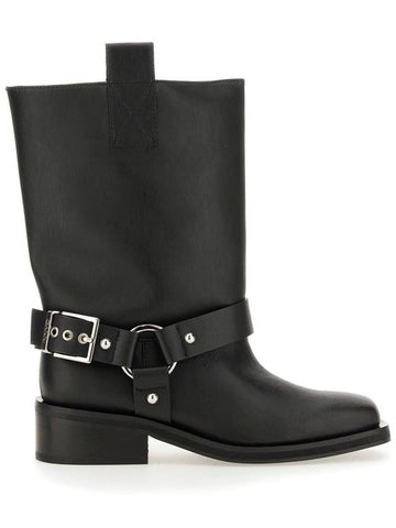 Ganni Biker Boots - GANNI - BALAAN 1