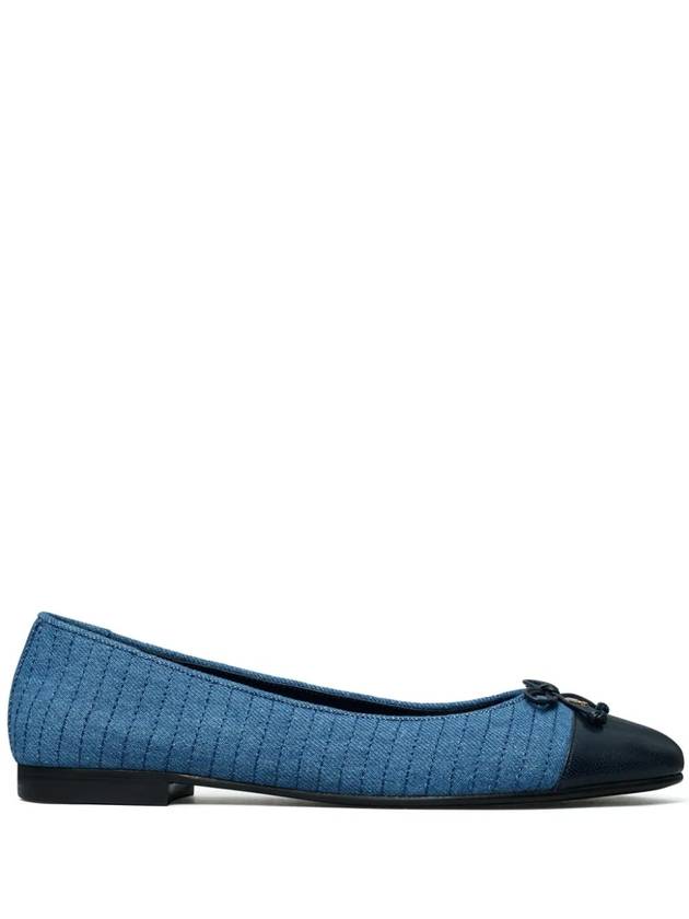 Cap Toe Quilted Ballerina Blue - TORY BURCH - BALAAN 2