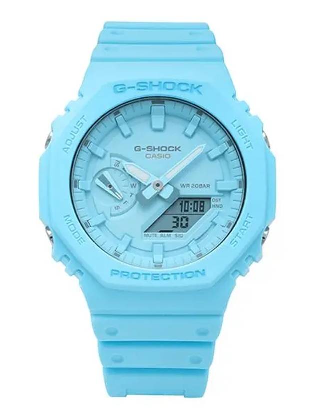 G SHOCK GA 2100 2A2DR Big Face Digital Analog Octagon Men s Urethane Watch - G-SHOCK - BALAAN 4