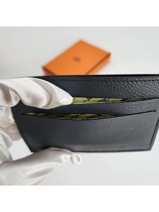 Citizen Twill Card Wallet Grey - HERMES - BALAAN 8