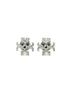 Roxanne Stud Earrings Silver - TORY BURCH - BALAAN 1