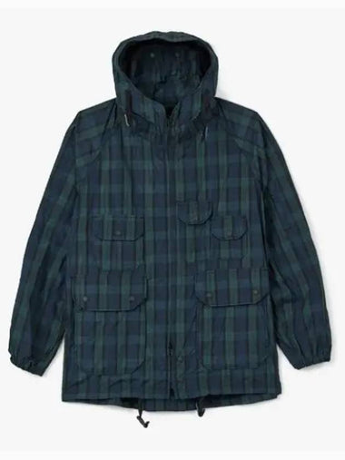 Atlantic Parka Blackwatch Crushed Taffeta MP196 KT037 - ENGINEERED GARMENTS - BALAAN 1