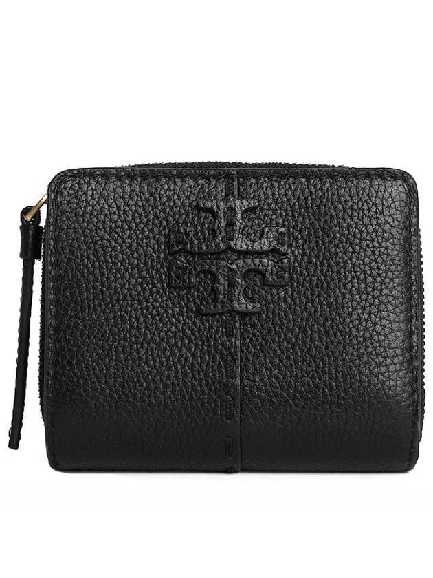 Women's McGraw Bifold Half Wallet Black - TORY BURCH - BALAAN 1