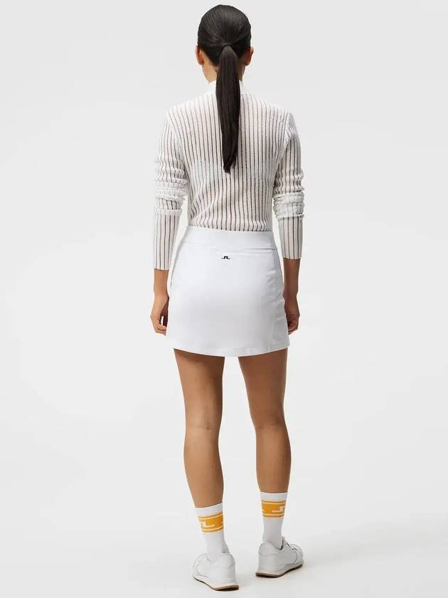 Golf Long Sleeve Roxy Knit Sweater White - J.LINDEBERG - BALAAN 4