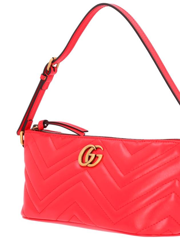 GG Marmont Shoulder Bag Red - GUCCI - BALAAN 4