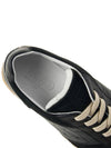 6 Court Suede Leather Low Top Sneakers Black - MAISON MARGIELA - BALAAN 8