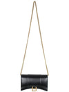 Hourglass Chain Mini Calfskin Cross Bag Black - BALENCIAGA - BALAAN 4