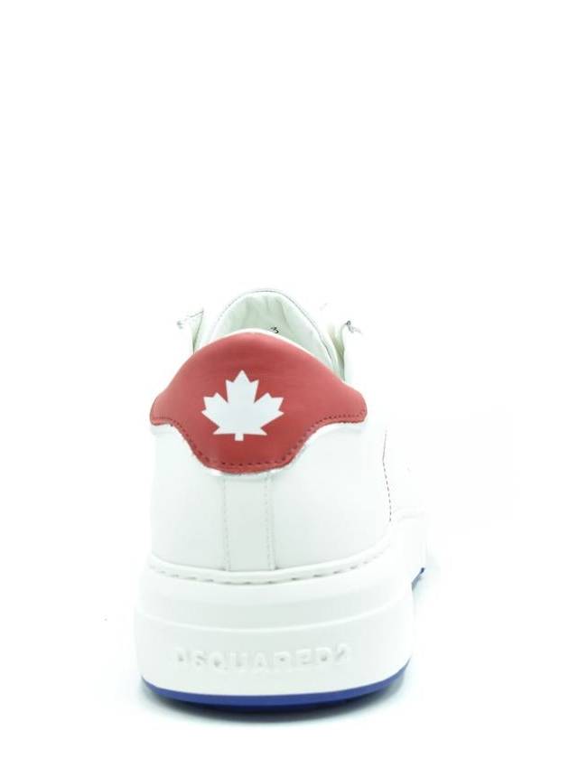 bumper red tab low top sneakers white - DSQUARED2 - BALAAN 3