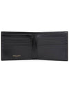 Tiny Monogram Half Wallet Black Gold - SAINT LAURENT - BALAAN 5