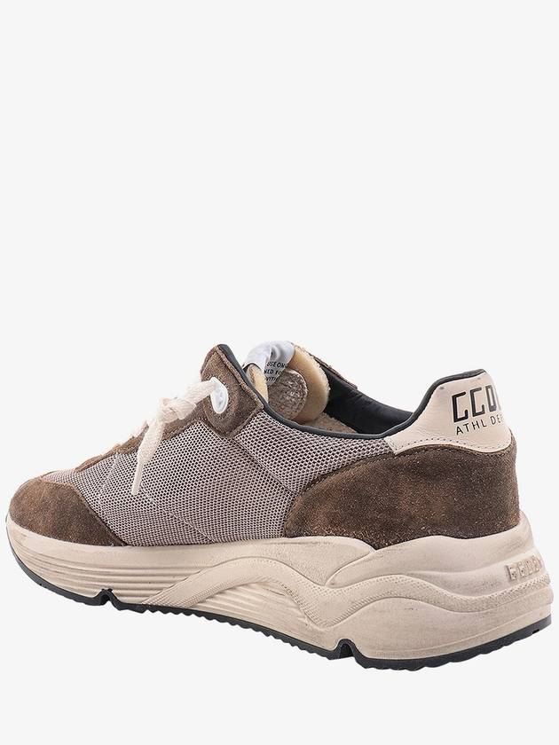 Running Sole Mesh Low Top Sneakers Olive Green - GOLDEN GOOSE - BALAAN 4