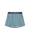 Logo Brand Jacquard Pattern Briefs Blue - EMPORIO ARMANI - BALAAN 2