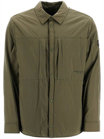 ash nylon shirt-style jacket - MOOSE KNUCKLES - BALAAN 1