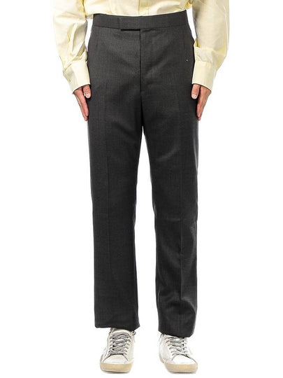 Super 120S Twill Classic Backstrap Trouser Pants Dark Grey - THOM BROWNE - BALAAN 2