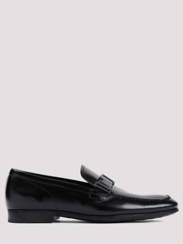 T Timeless Logo Loafers Black - TOD'S - BALAAN 1