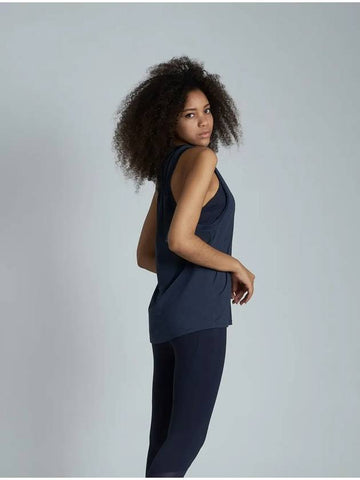 Contour Sheer Running Top Dark Navy - ATHPLATFORM - BALAAN 1