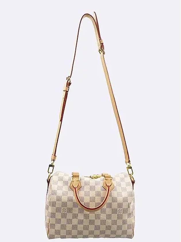 N40608 Damier Azur New Speedy Bandoulier 25 Tote Bag Shoulder Strap 2WAY - LOUIS VUITTON - BALAAN 4