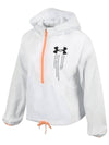 UA Woven Graphic Windbreaker White - UNDER ARMOUR - BALAAN 1