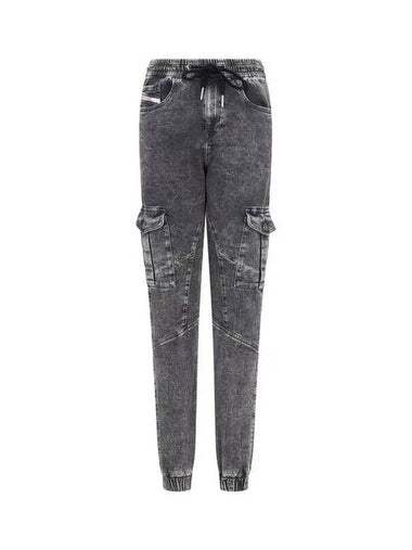 Slim fit drawstring jogged jeans D URSY dark gray - DIESEL - BALAAN 1