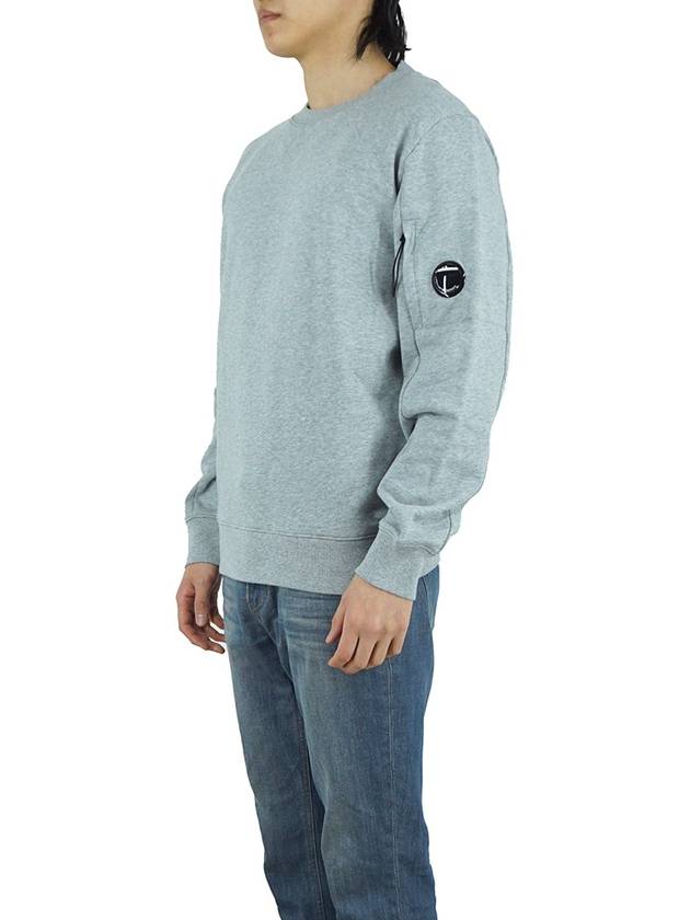 Diagonal Raised Fleece Sweatshirt Grey - CP COMPANY - BALAAN 4