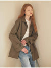 Leather Half Coat Brown - CORCA - BALAAN 2